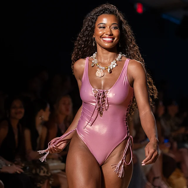 Model Walks for Salty Mermaid at PARAISO Miami Swim Week 2025