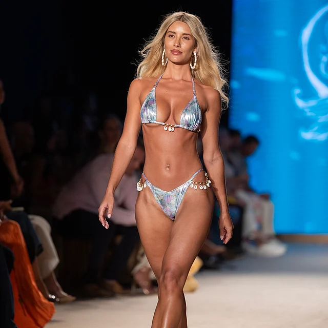 Model on the Runway for Salty Mermaid