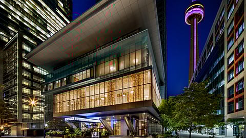 The Ritz-Carlton, Toronto Exterior at Night