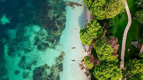Aerial Views Reveal Mallorca’s Azure Coves and Lush Coastal Forests