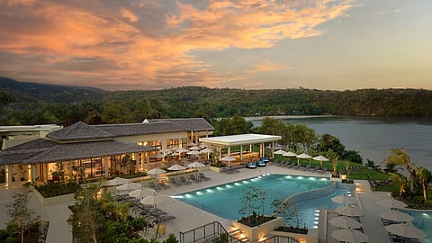 Sunset Tranquility at Six Senses La Sagesse’s Oceanfront Pool Deck