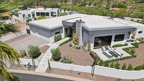 Aerial View of 4502 East Solano Drive