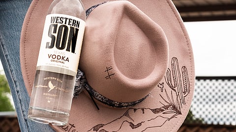 Western Son Vodka Bottles the Spirit of the Modern West, 30,000 feet up