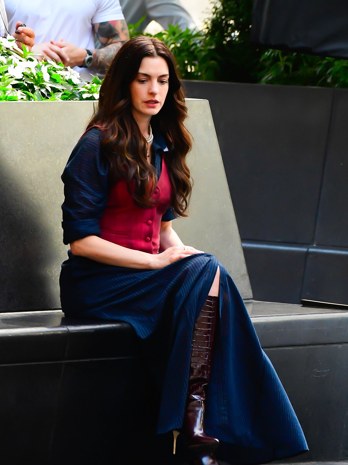 Anne Hathaway Shines: Paris Texas Boots in Devil Wears Prada 2