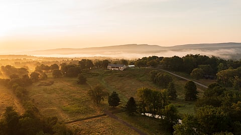A Morning Mist Settles Over Inness