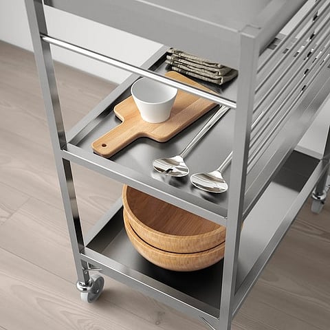 Why a Stainless Steel Cart with Wheels is a Must-Have for Kitchens