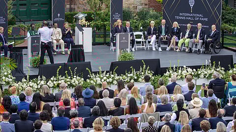 Celebrating Tennis Legends At The International Tennis HOF Induction