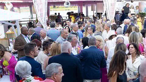 Guests at the seventh annual Summer Hamptons Evening