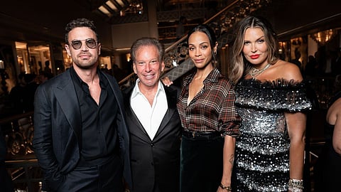 Theo James, Gary Friedman, Zoe Saldaña, & Bella Hunter