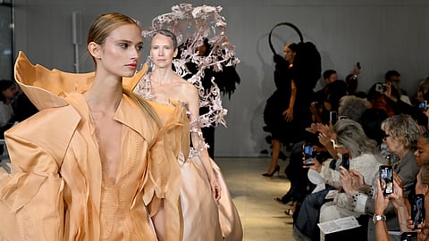 Models debut avant-garde looks at FIT Act 5 runway show