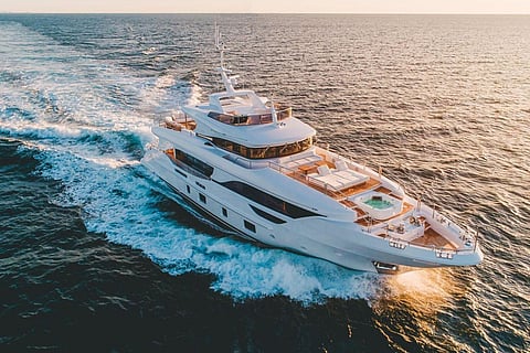 The Benetti 95 Delfino 
