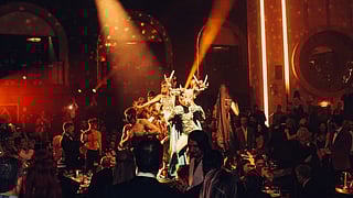 Queen Miami Beach theatrical Halloween performance