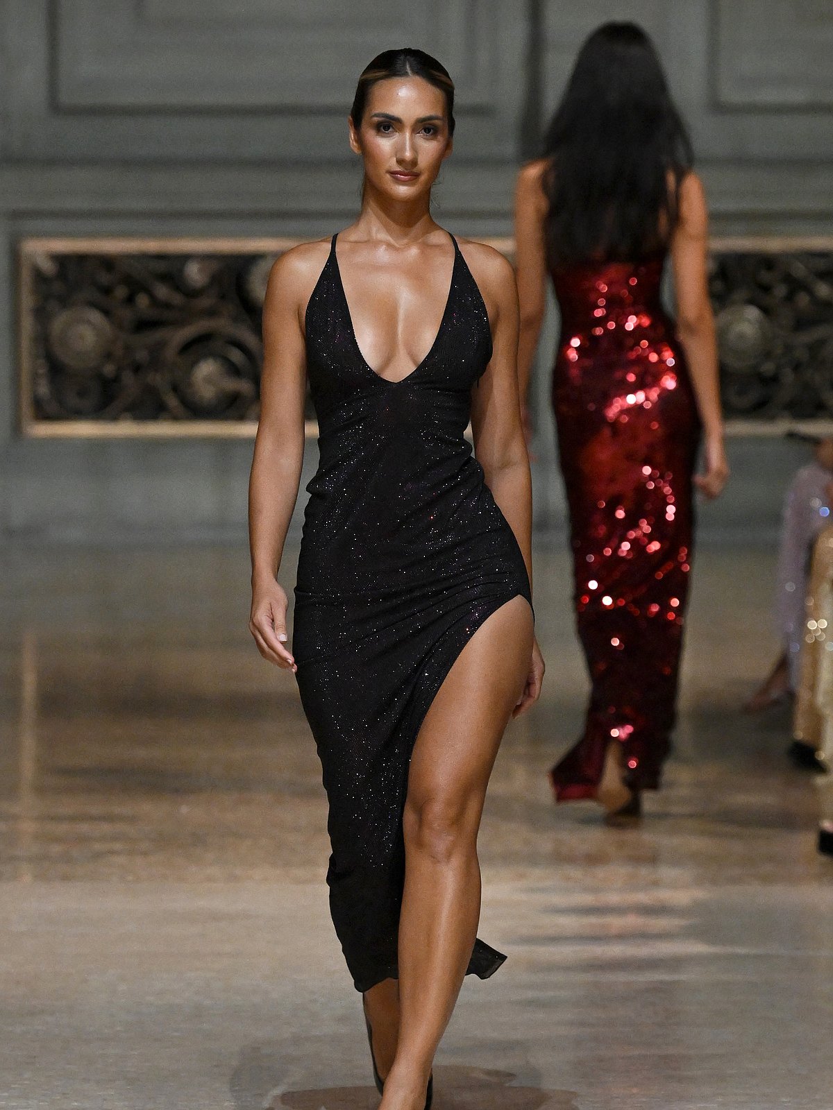 wolfiecindy black dress Anse Mini Dress | Black | Womens main image 1