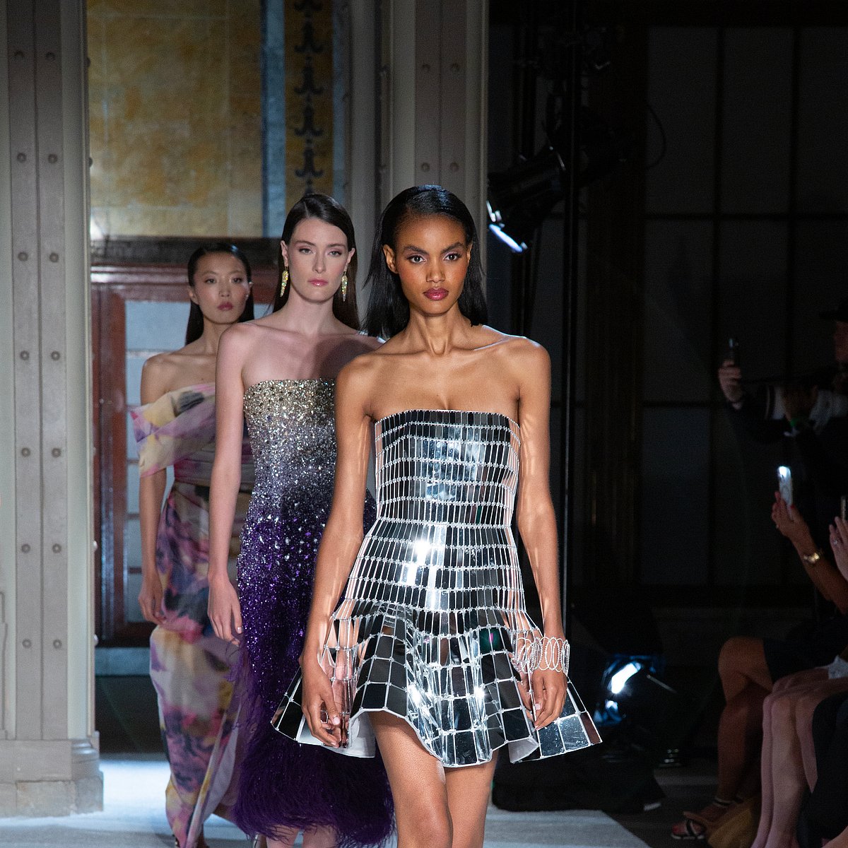 glamland fashion show dress Pamella Roland Shines at NYFW with Art-Inspired Spring/Summer 2026