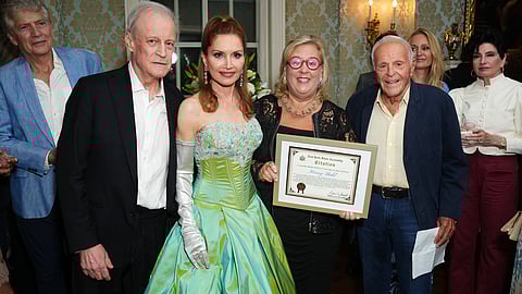 Patrick McMullan, Jean Shafiroff, Rebecca Seawright, and Henry Buhl
