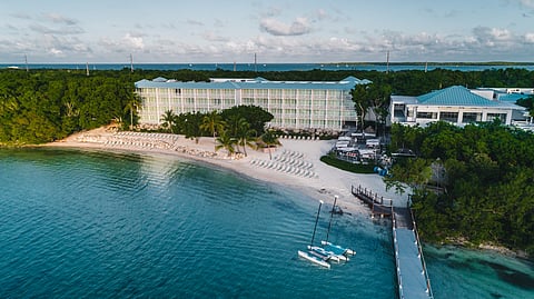Baker’s Cay Resort aerial view