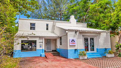 Exterior of Minnie concept space at 1225 Alton Road in Miami Beach