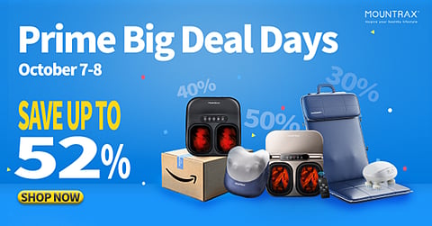 MOUNTRAX 2025 Prime Day Luxury Deals: Save Up to 52% on Premium Foot Massagers