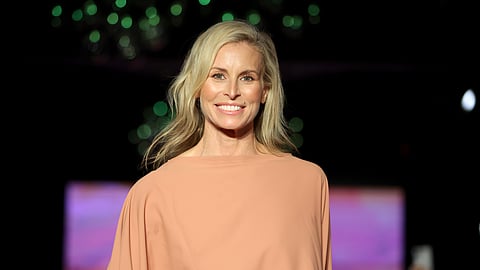 Niki Taylor walks the runway