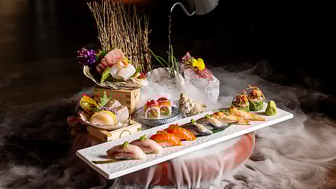 Aqua Kyoto sushi platter