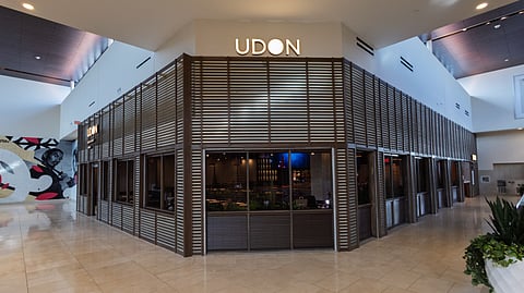 Exterior view of UDON Asian Food at Dadeland Mall