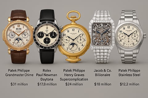 The 5 most expensive watches in the world