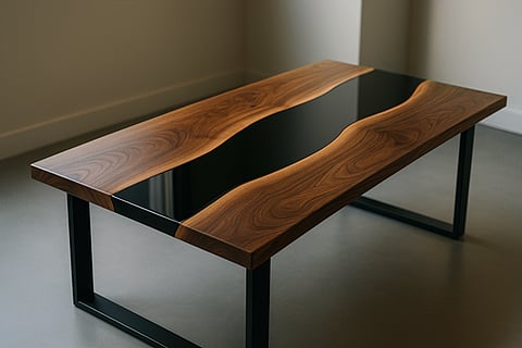 Modern Furniture Ideas with Black Epoxy Resin — A DIY Maker’s Guide