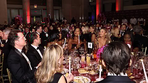 Guests seated at tables during the 27th Annual Angel Ball