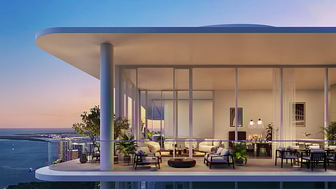 Renderings of JEM Sky Villas with Interiors by FENDI Casa