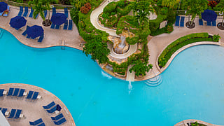Aerial view of Mangrove at the Naples Grande Beach Resort
