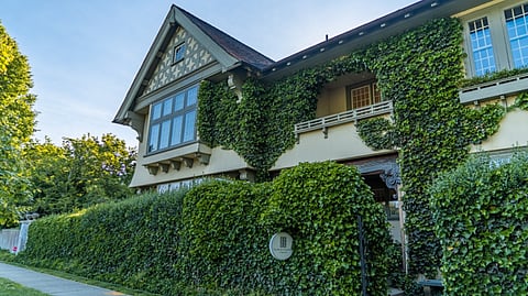 The Baker House 1650 exterior in East Hampton Village
