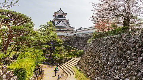 Kochi Castle, the iconic hilltop fortress of Kochi City. 
