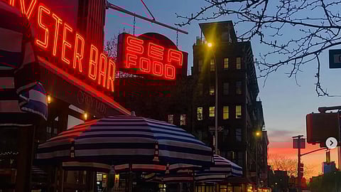 Grey Lady’s neon-lit corner