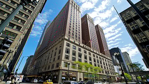 Palmer House Entire Bulding from State Street