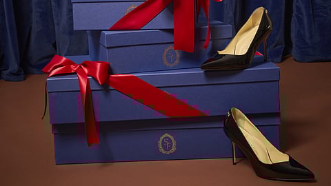 The Perfect Pump 85, dressed for the season.