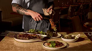 Chef at AVIV at 1 Hotel South Beach preparing food
