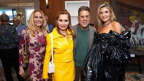 Leesa Rowland, Jean Shafiroff, Alan Lieberman, and Nicole Noonan at the Hotel Croydon reception