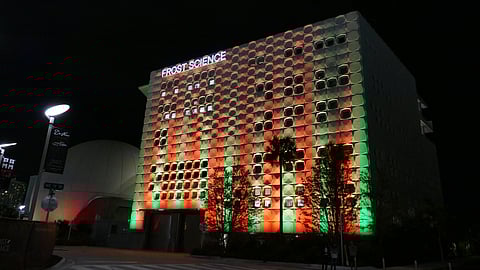 Frost Science Lights Up for the Holidays