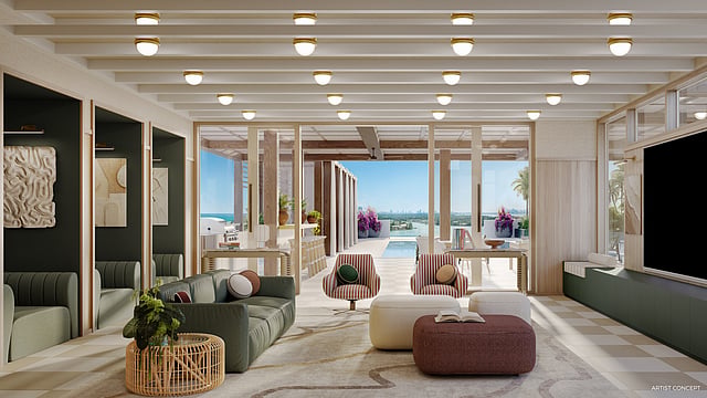 The Lounge at PALMA Miami Beach Residences
