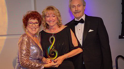 SFSO’s Jacqueline Lorber with Gala Chairs Kate and Brent Nelson.