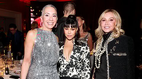 Jenny B. Fine, Kourtney Kardashian Barker, and Anastasia Soare attend the 2026 WWD Style Awards