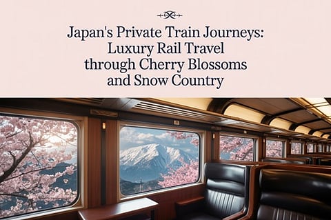 Japan's Private Train Journeys: Luxury Rail Travel Through Cherry Blossoms and Snow Country