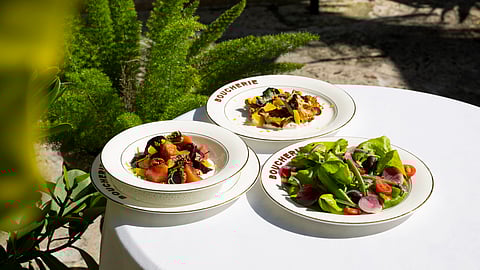 Roasted Beet Salad, Crispy Baby Artichokes, & Green Lettuce Salad
