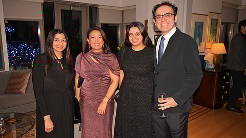 Dr. Maithili Rao, Elaine Quijano, Kavya Ballal, and Kishore Ballal at the MSM Precollege Gala