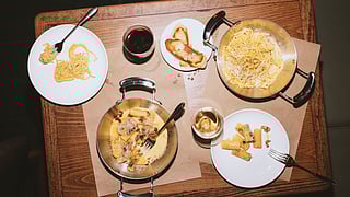 Assortment of pasta dishes at Lele’s Roman 