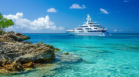 a superyacht turns open sea into a private residence without borders.