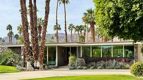 Early La Quinta Country Club spec home, built between 1959–1962