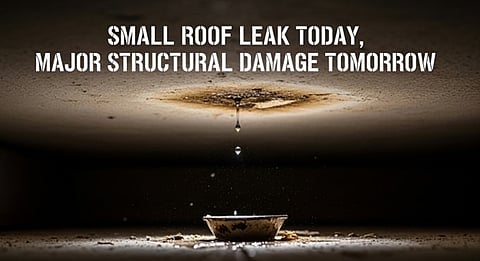 Small Roof Leak Today, Major Structural Damage Tomorrow