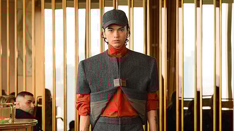 Model on the runway for CAMPILLO's Fall Winter 2026 collection