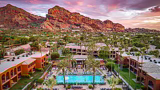 Aerial view of Omni Scottsdale Resort & Spa at Montelucia